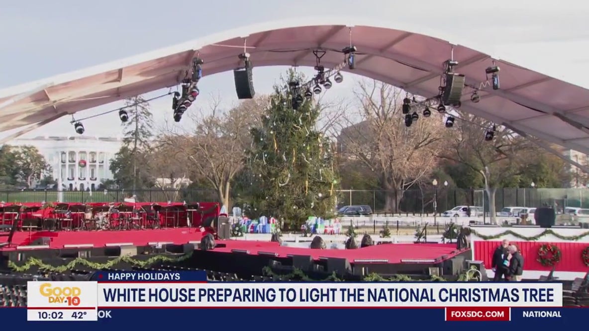 White House preparing for National Christmas Tree Lighting